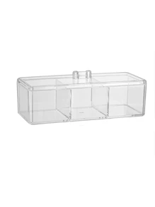 1 pièce Boîte de rangement rectangulaire avec couvercle en matière PP transparente ! Cette boîte de rangement, fabriquée dans un matériau PP durable, est conçue pour les amateurs de thé. Le design transparent et le couvercle inclus vous permettent de stocker et de visualiser facilement vos sachets de thé, mélanges de boissons et petits paquets d'assaisonnement. De retour à l'école