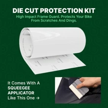 1 Set de Pegatinas protectoras para cuadro de bicicleta de montaña/carretera VXM Magic Knight, película protectora mate para pintura de bicicleta con pegatinas