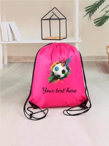 Presente perfeito para o aniversário, aniversário de casamento ou Dia das Mães. Bolso de nylon personalizado com cordão e nome, texto ou logotipo, mochila personalizada para organizadores de eventos. Uma bolsa adequada para homens e mulheres usarem no dia a dia, para sair, se exercitar, viajar, fazer compras e ir à praia. Perfeito para o Natal, Dia de Ação de Graças, volta às aulas, local de trabalho, deslocamento, festas e reuniões. Um presente ideal para mulheres. O presente perfeito para mães de Natal, filhas de professores. Filhas personalizadas.