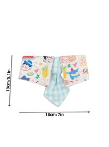 1 pièce Nœud papillon décoratif réglable coloré de bande dessinée pour animal de compagnie chien chat