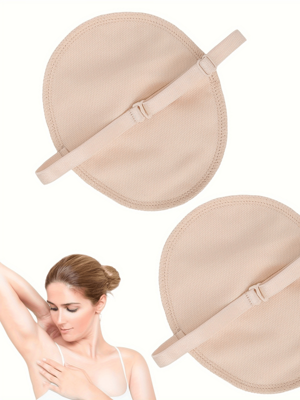 1/2 pares de almohadillas reutilizables para el sudor axilar y protectores absorbentes | Impermeables, de secado rápido - sin olores, protección invisible para ropa formal, gimnasio, viajes, deportes y uso en exteriores en verano. Escudos a prueba de sudor portátiles para aumentar la confianza (Esenciales para trajes y vestidos)