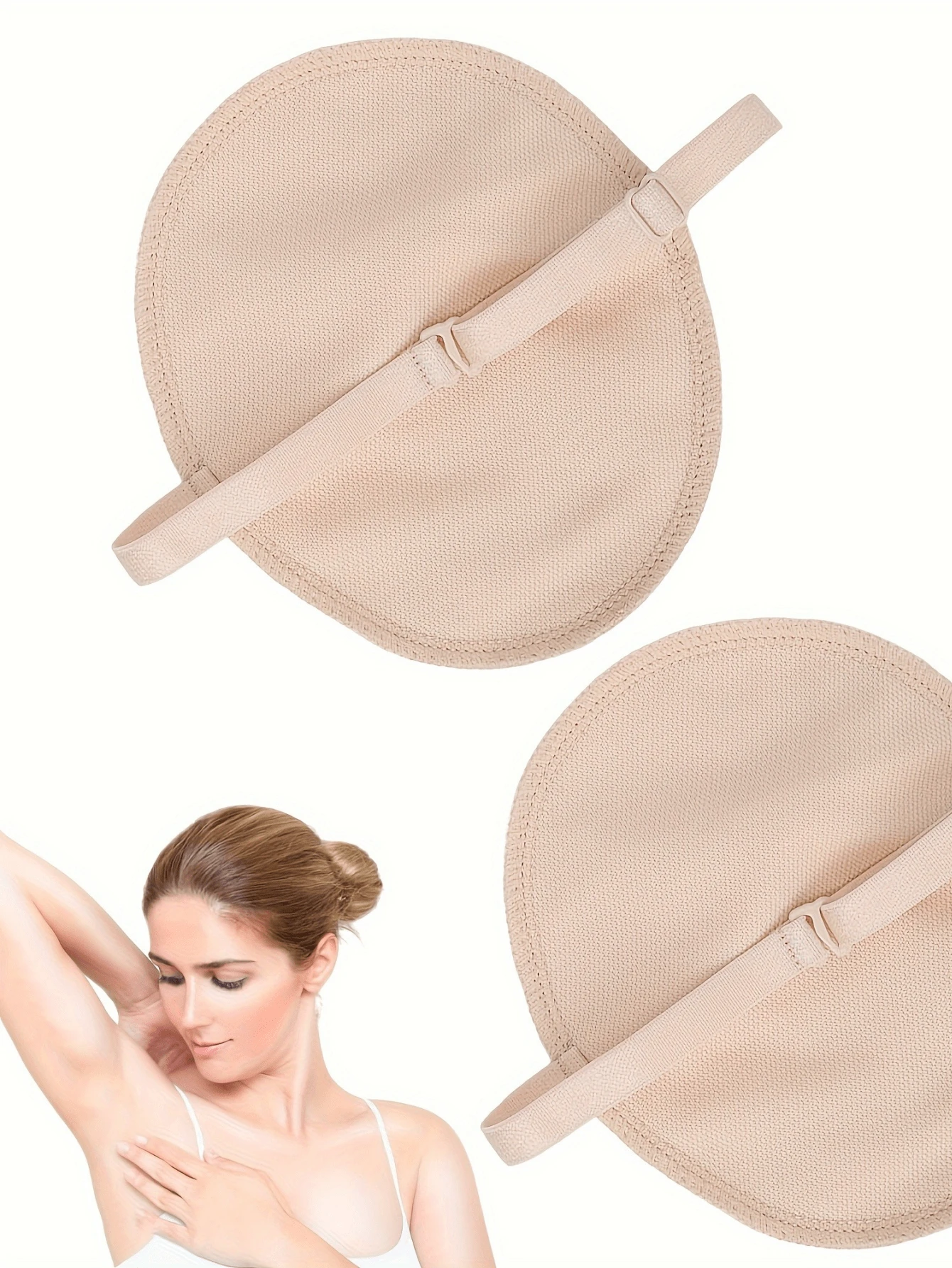 1/2Pairs Reusable Underarm Sweat Pads & Absorbing Guards|Waterproof, Quick-Drying - Odor-Free, Invisible Protection For Formalwear, Gym, Travel, Sports & Outdoor Use In Summer Portable Sweat-Proof Shields For Confidence Boost (Suit Dress Essentials)