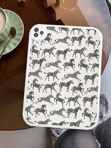 1 Peça Capa de Tablet à Prova de Choques com Estampa Fofa de Zebra para Galaxy Tab A7 LITE, iPad Pro 11 Polegadas 2021, iPad 10ª Geração