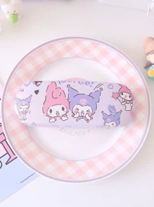 Sanrio Astuccio per occhiali carino con il personaggio Kuromi viola per donna, organizer per gioielli e occhiali da sole rosa con stampa My Melody, resistente e compressibile, accessorio portaocchiali estivo blu Cinnamoroll essenziale per auto e viaggio, portaocchiali da scrivania per scuola e ufficio, articoli Pochacco, regali di gruppo per damigelle, infermiere e insegnanti, regali per ragazze per vacanze e compleanni, articoli autorizzati Sanrio.