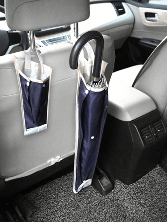 Waterdichte parapluhouder voor in de auto, een opbergorganizer voor de achterzakken van de autostoel. Gebruik deze waterdichte opbergtas voor paraplu's om uw auto netjes en droog te houden! (74,5*17,2*5 cm)