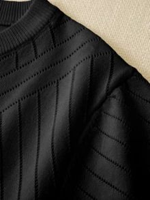 GIGOGOU 女士基础款休闲短袖T恤，时尚春夏黑色 - 黑色 - 查看 8