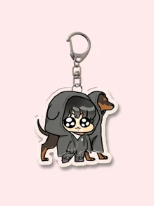 1pc Kpop Star Acrylic Cartoon Keychain/Anime Keychain/Friendship Keychain: Featuring Characters Bag Accessories, Funny Jewelry, And Fans Gifts. Ideal For Boyfriends, Girlfriends, Family Members, Teachers, Party Gifts, ARMY-Themed Cell Phone Decorations.