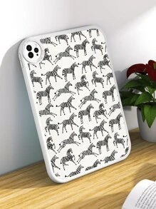 1 Peça Capa de Tablet à Prova de Choques com Estampa Fofa de Zebra para Galaxy Tab A7 LITE, iPad Pro 11 Polegadas 2021, iPad 10ª Geração
