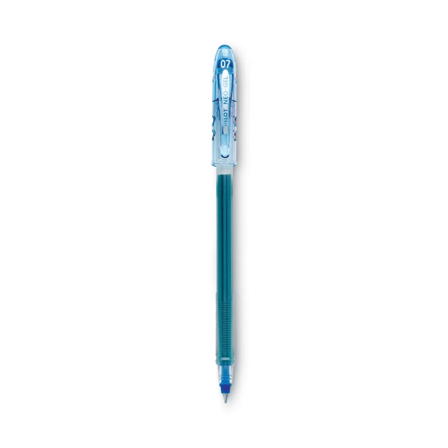 Pilot Neo-Gel Gel Pen, Stick, Fine 0.7 Mm, Blue Ink, Translucent Blue Barrel, Dozen - Blue - View 1