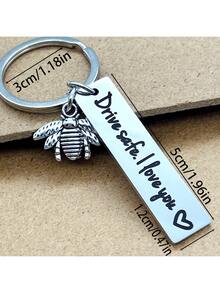 1 件装驾驶钥匙扣，适合爸爸男朋友，适合男士，适合卡车司机，适合情人节礼物，适合女士和男士，适合返校情人节 - 銀色 - 查看 9