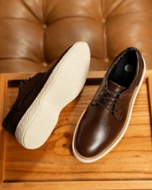 Giovanni Casual Adult Oxford Dress Shoe - 白蘭地 - 查看 3