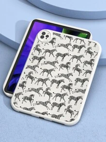 1 Peça Capa de Tablet à Prova de Choques com Estampa Fofa de Zebra para Galaxy Tab A7 LITE, iPad Pro 11 Polegadas 2021, iPad 10ª Geração