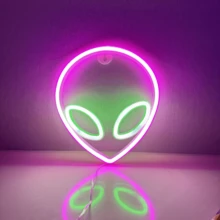 1 件霓虹牛头标志装饰灯，LED 霓虹灯电池或 USB 供电，家居装饰、派对装饰、庭院装饰、酒吧、露营、生日、求婚、周年纪念、游戏室、情人节、母亲节、圣诞节和其他节日装饰和礼物 - 白色 - 查看 60