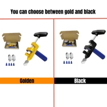 一套二合一玻璃瓷砖切割工具套装，包含手动金刚石瓷砖切割滚轮、高强度陶瓷切割器、瓷砖开槽器和建筑工具。[二合一瓷砖玻璃切割器] 集成切割刀片和破损钳，无需购买其他工具即可轻松完成项目，节省成本。 - 彩色 - 查看 4