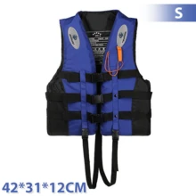 S M L XL XXL XXXLStock Adult Buoyancy Aid Sailing Kayak Boating Life Jacket Vest With A Whistle Attached - Blue - View 2