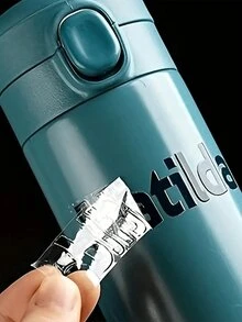 315 个定制防水贴纸标签，3D 彩色转印，各种尺寸定制徽标，适用于礼品盒、个性化标牌、塑料、金属、玻璃瓶/容器、经典风格、PVC 材质、方形、无需电源、家居和厨房装饰、备忘板、公告板装饰 - 非常适合送礼和商务用途！