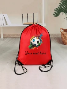 Presente perfeito para o aniversário, aniversário de casamento ou Dia das Mães. Bolso de nylon personalizado com cordão e nome, texto ou logotipo, mochila personalizada para organizadores de eventos. Uma bolsa adequada para homens e mulheres usarem no dia a dia, para sair, se exercitar, viajar, fazer compras e ir à praia. Perfeito para o Natal, Dia de Ação de Graças, volta às aulas, local de trabalho, deslocamento, festas e reuniões. Um presente ideal para mulheres. O presente perfeito para mães de Natal, filhas de professores. Filhas personalizadas.