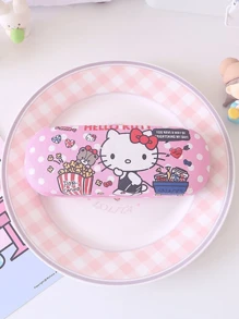 Sanrio Astuccio per occhiali carino con il personaggio Kuromi viola per donna, organizer per gioielli e occhiali da sole rosa con stampa My Melody, resistente e compressibile, accessorio portaocchiali estivo blu Cinnamoroll essenziale per auto e viaggio, portaocchiali da scrivania per scuola e ufficio, articoli Pochacco, regali di gruppo per damigelle, infermiere e insegnanti, regali per ragazze per vacanze e compleanni, articoli autorizzati Sanrio.