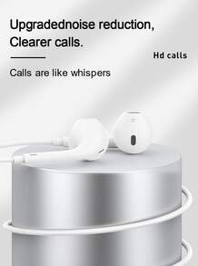 Auriculares con cable EarPods originales de Apple con conector USB-C Lightning - Blanco - Ver 3