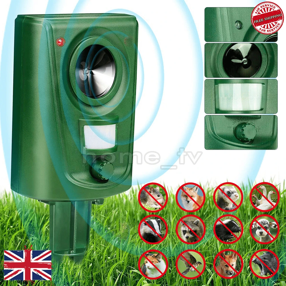 Dog Cat Mosquito Repellent Fox Pest Scare Deterrent Mosquito Repellent Outdoor, Effective Insect Repellent, Suitable For Fields, Next To Plants, Wild, Car Portable Drive Animals - Green - View 1