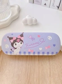 Sanrio Astuccio per occhiali carino con il personaggio Kuromi viola per donna, organizer per gioielli e occhiali da sole rosa con stampa My Melody, resistente e compressibile, accessorio portaocchiali estivo blu Cinnamoroll essenziale per auto e viaggio, portaocchiali da scrivania per scuola e ufficio, articoli Pochacco, regali di gruppo per damigelle, infermiere e insegnanti, regali per ragazze per vacanze e compleanni, articoli autorizzati Sanrio.