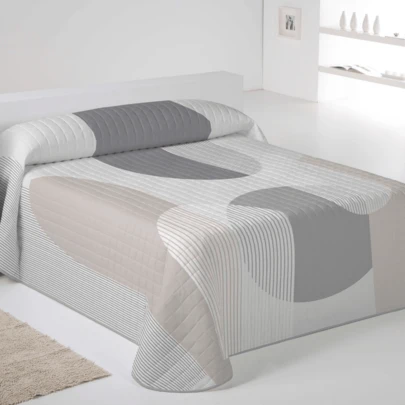 Naturals ICEHOME - Copriletto Bouti Stampato - 100% Microfibra Extra Morbida di Alta Qualità - ✅ Consegna 2-5 giorni ✅ - 10 Modelli Diversi - Trapuntatura a Rombo - Letto 90-105 / 135 / 150 / 180 cm - Imbottitura Leggera 70 g - Prodotto in Spagna
