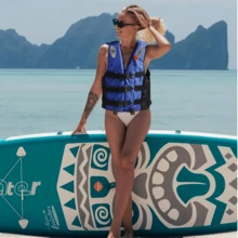 S M L XL XXL XXXLStock Adult Buoyancy Aid Sailing Kayak Boating Life Jacket Vest With A Whistle Attached - Blue - View 1