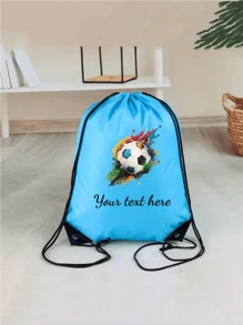 Presente perfeito para o aniversário, aniversário de casamento ou Dia das Mães. Bolso de nylon personalizado com cordão e nome, texto ou logotipo, mochila personalizada para organizadores de eventos. Uma bolsa adequada para homens e mulheres usarem no dia a dia, para sair, se exercitar, viajar, fazer compras e ir à praia. Perfeito para o Natal, Dia de Ação de Graças, volta às aulas, local de trabalho, deslocamento, festas e reuniões. Um presente ideal para mulheres. O presente perfeito para mães de Natal, filhas de professores. Filhas personalizadas.