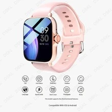Smartwatch, Wireless Call/Dial, Multiple App Reminders, Unisex, Sports Watch, Customizable Wallpaper, Holiday & Birthday Gift - Multicolor - View 3