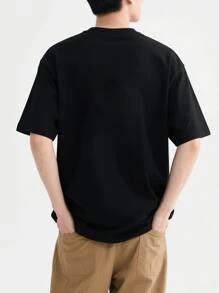 [Abstract Ocean Sunset] 220gsm Pure Cotton Men's T-Shirt | Unisex New Summer Crew Neck Short Sleeve Top | Machine Washable And Breathable! Great For Everyday Use And At Home