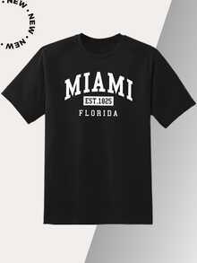 KIT 3 Printed Boys Shirts From 4 To 14 Years Old 100% Cotton Men's T-Shirt - 黑與白 - 查看 3