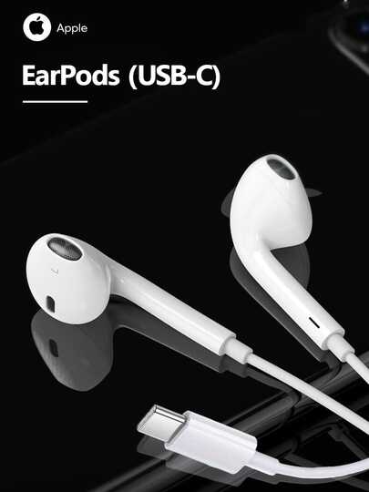  Auriculares con cable EarPods originales de Apple con conector USB-C genuino