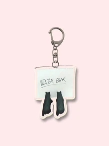 1pc Kpop Star Acrylic Cartoon Keychain/Anime Keychain/Friendship Keychain: Featuring Characters Bag Accessories, Funny Jewelry, And Fans Gifts. Ideal For Boyfriends, Girlfriends, Family Members, Teachers, Party Gifts, ARMY-Themed Cell Phone Decorations.