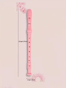 1pc 8-Hole Adjustable C-Tune Alto Recorder, Suitable For Beginners, Adults, And Professional Recorder Players - Recorder Musical Instrument With Cleaning Tool