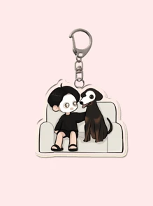 1pc Kpop Star Acrylic Cartoon Keychain/Anime Keychain/Friendship Keychain: Featuring Characters Bag Accessories, Funny Jewelry, And Fans Gifts. Ideal For Boyfriends, Girlfriends, Family Members, Teachers, Party Gifts, ARMY-Themed Cell Phone Decorations.