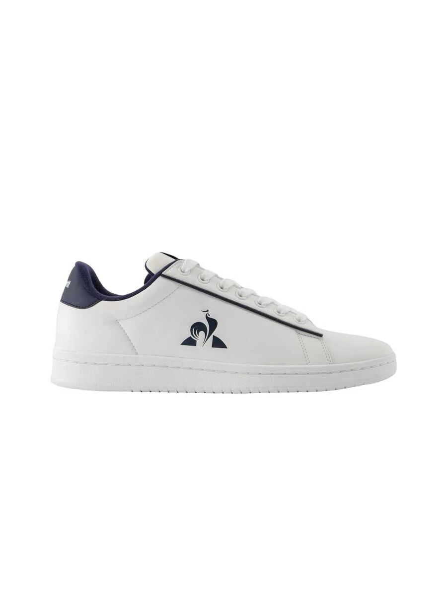 LE COQ SPORTIF Lcs Court Clean - Sneakers - White and Navy Blue - View 1