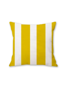1 Stück gestreifter Farbblockkissenbezug, Orange erhältlich, wasserdichter Kissenbezug, geeignet für Zuhause Sofa Schlafzimmer, Strand Outdoor Nutzung, ohne Kissenfüllung, verdeckter Reißverschluss Kissenbezüge Raumdekoration Heimdekoration Schlafzimmerdekoration Kissenbezug