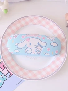 Sanrio Astuccio per occhiali carino con il personaggio Kuromi viola per donna, organizer per gioielli e occhiali da sole rosa con stampa My Melody, resistente e compressibile, accessorio portaocchiali estivo blu Cinnamoroll essenziale per auto e viaggio, portaocchiali da scrivania per scuola e ufficio, articoli Pochacco, regali di gruppo per damigelle, infermiere e insegnanti, regali per ragazze per vacanze e compleanni, articoli autorizzati Sanrio.