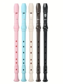 1pc 8-Hole Adjustable C-Tune Alto Recorder, Suitable For Beginners, Adults, And Professional Recorder Players - Recorder Musical Instrument With Cleaning Tool