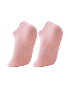 2/4 pary czarnych i białych krótkich skarpetek do jogi/pilatesu/tańca, oddychające, antypoślizgowe, miękkie i wygodne