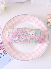 Sanrio Astuccio per occhiali carino con il personaggio Kuromi viola per donna, organizer per gioielli e occhiali da sole rosa con stampa My Melody, resistente e compressibile, accessorio portaocchiali estivo blu Cinnamoroll essenziale per auto e viaggio, portaocchiali da scrivania per scuola e ufficio, articoli Pochacco, regali di gruppo per damigelle, infermiere e insegnanti, regali per ragazze per vacanze e compleanni, articoli autorizzati Sanrio.