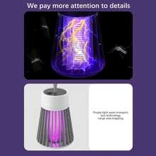 NetHong Electric Mosquito Killer Lamp Insect Catcher Fly Bug Zapper Trap LED UV Mozzie - Grey - View 4