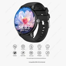 Smartwatch With Wireless Calling/Dialing, Multiple Sports Modes, Incoming Call Alert And Rejection, SMS Notification, Customizable Wallpaper, Compatible With IOS/Android - Round Dial - View 10