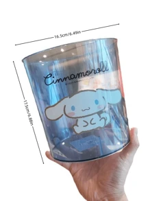 Cubo de almacenamiento de escritorio de plástico en forma de perro de canela de dibujos animados Kulomi o gato, adecuado para la vida diaria y la decoración de escritorio, para que el escritorio ya no esté desordenado, fácil de almacenar u organizar las cosas que no se utilizan
