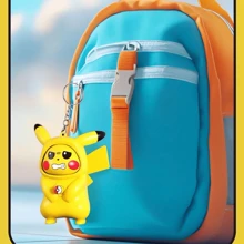 pokemon 1 Stück süße Pokémon Pikachu stilisierte Gesichts-Verwandlungspuppe, voller süßer und lustiger Ausdrucksdesigns, mini tragbare Sammlung, exquisite Handwerkskunst für Sammlung und Dekoration, tolles Geschenk, Geburtstags-/Feiertags Must-Have Dekorationen.