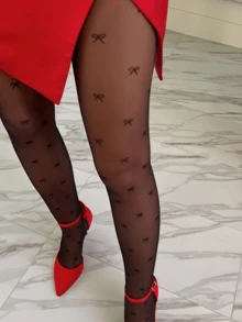 1 Stück Damen Große Größen hautfreundliche sexy Schmetterling Muster glatte schwarze Strumpfhose für Kleider, als Weihnachtsgeschenk