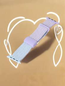 1pc Color Block Magnetic Strap Kids Watch Band Compatible With Apple Watch 38mm 40mm 41mm 42mm 44mm 45mm 46mm 49mm For Girls Boys,Sport Nylon Braided Elastic Loop Replacement Bracelets Compatible With Apple Watch Series10 9 8 7 6 5 4 3 2 1 SE Ultra1/2 For Woman Man Small Wrist
