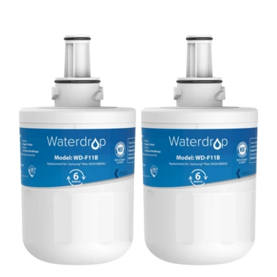 1X Waterdrop DA29-00003G Fridge Water Filter, Compatible With Samsung® Aqua Pure Plus DA29-00003G DA29-00003B DA97-06317A DA61-00159A HAFCU1/XAA HAFIN2/EXP APP100 WF289