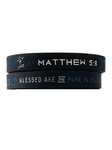 1pc/3pcs Religious Bible Verse Silicone Bracelet Rubber Wristband