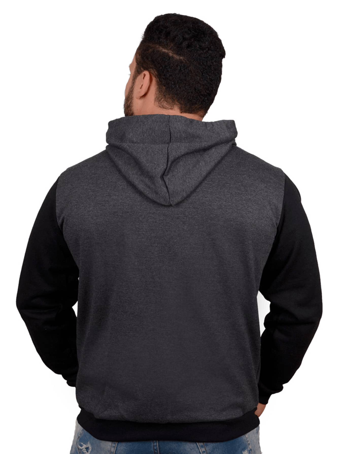 Sweatshirt Coat Cold Weather Blouse Sports Jacket Open Tracksuit - Gris Oscuro - Añade 5